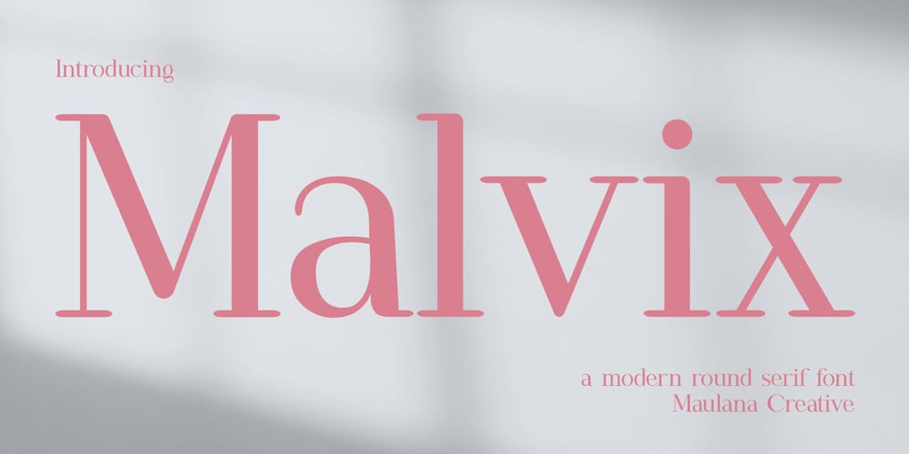 Malvix font
