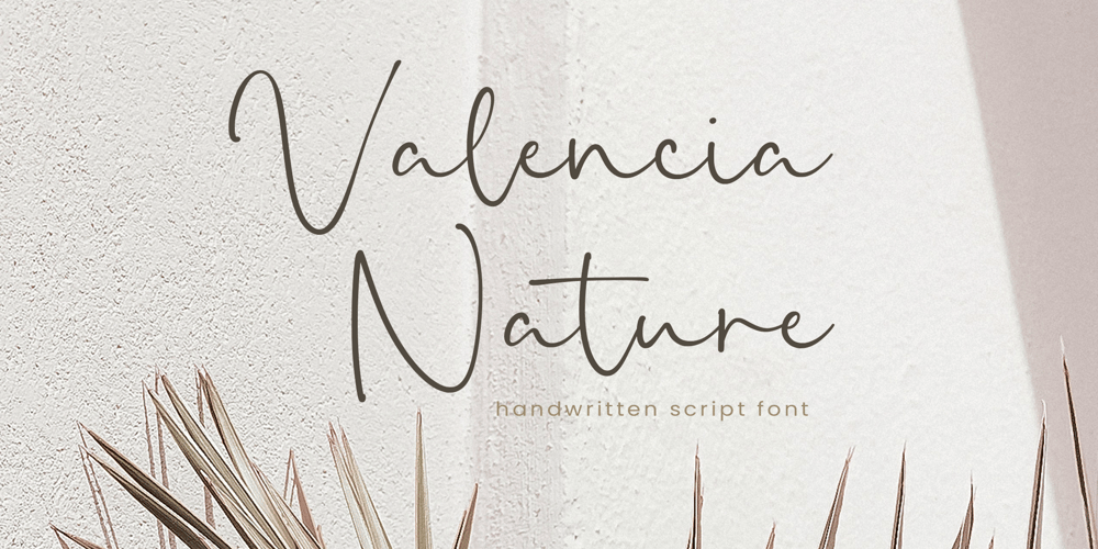 Valencia Nature font