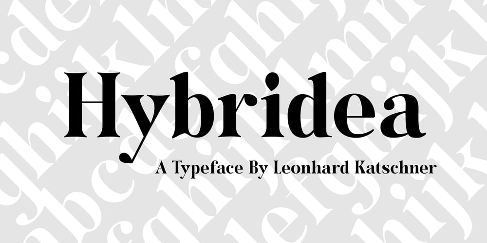 Hybridea font