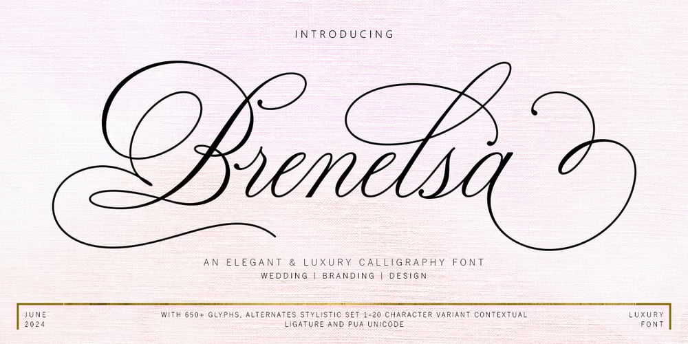 Brenelsa font