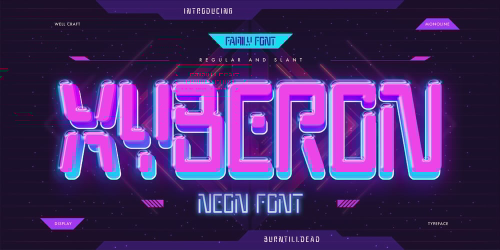 Xyberon font