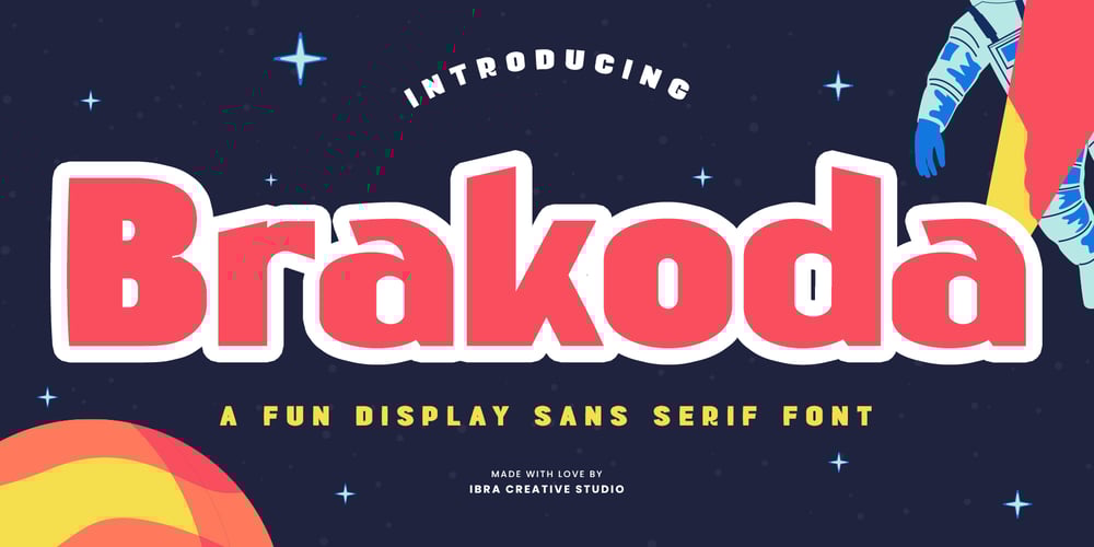Brakoda font