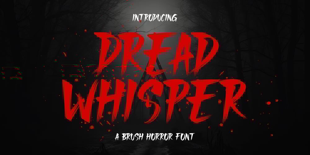 Dread Whisper font