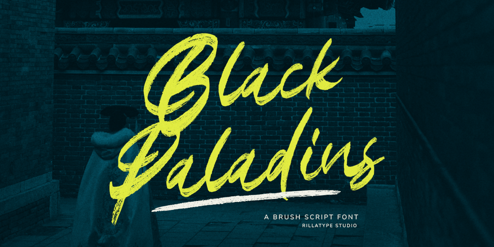 Black Paladins font