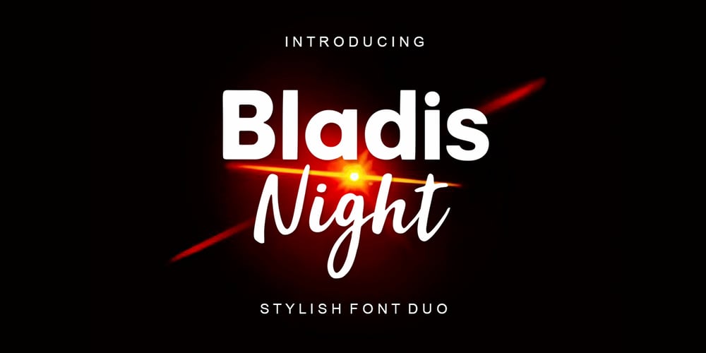Bladis Night font