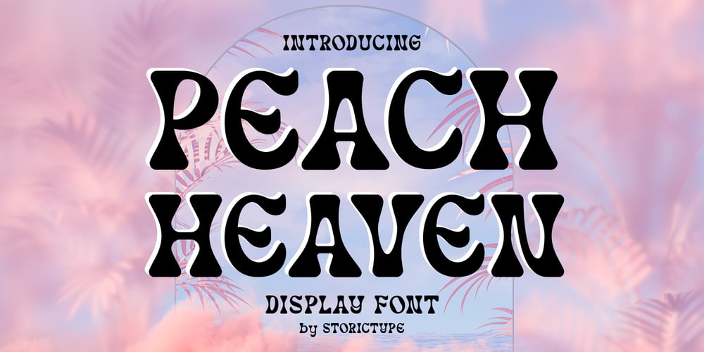 Peach Heaven font