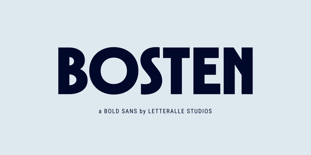 Bosten font