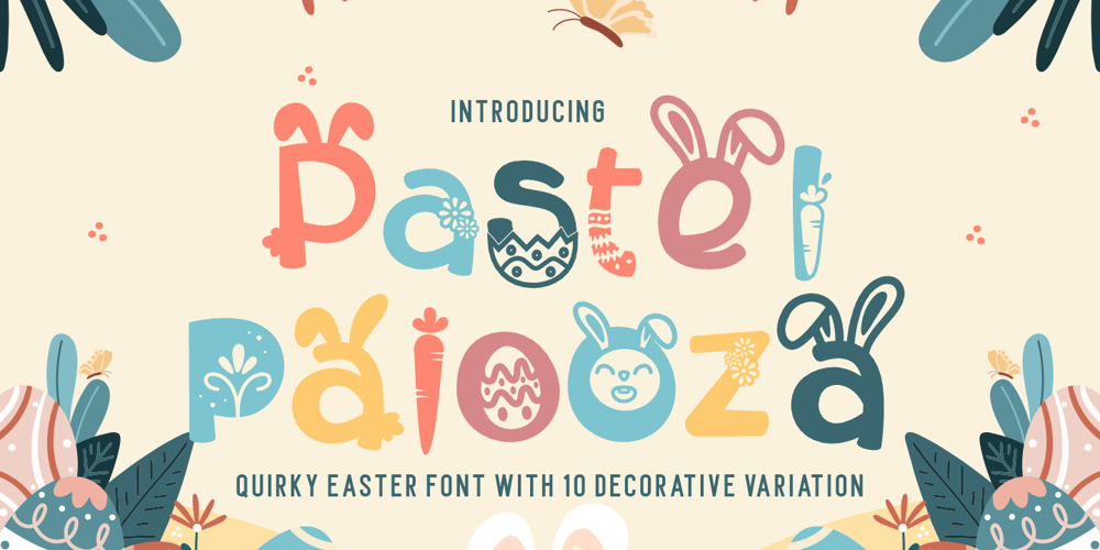 Pastel Palooza font