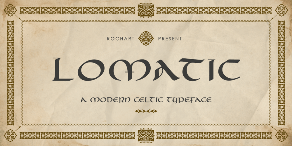 Lomatic font