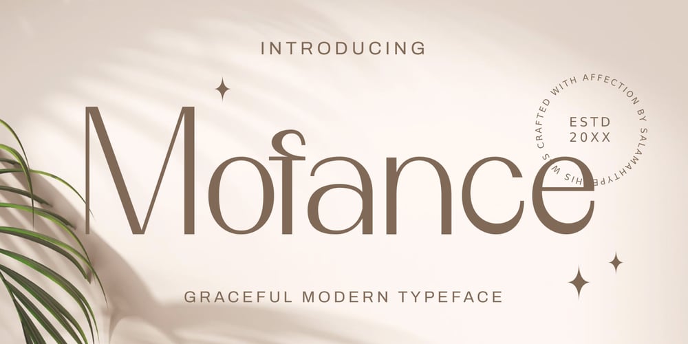 Mofance font