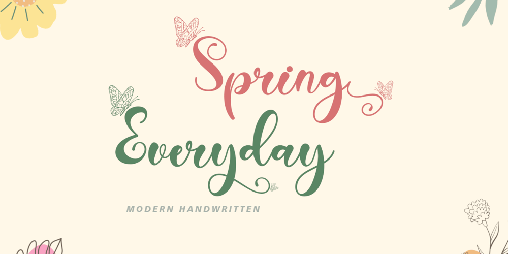 Spring Everyday font