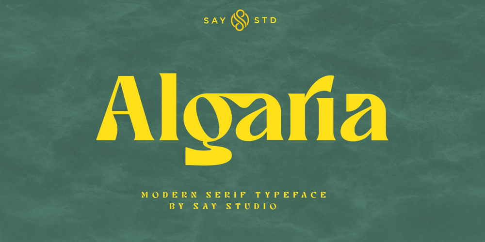 Algaria font