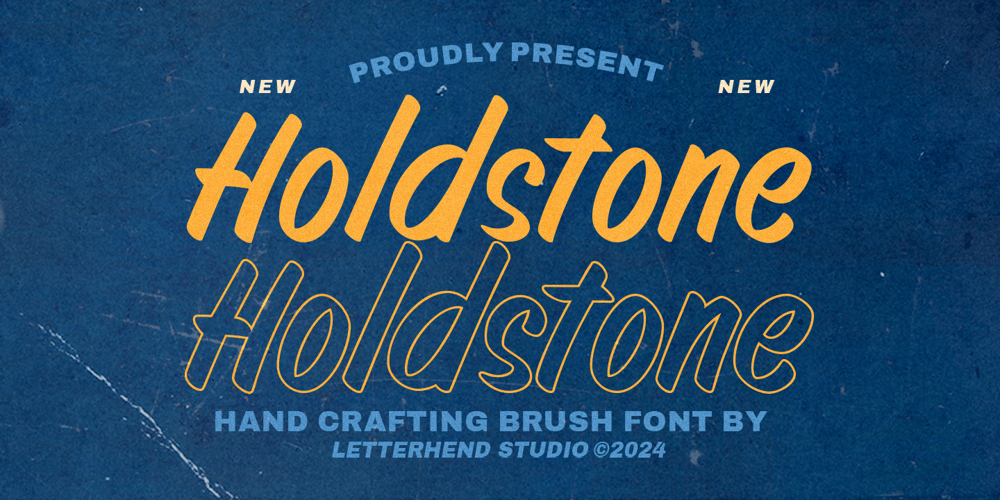 Holdstone font