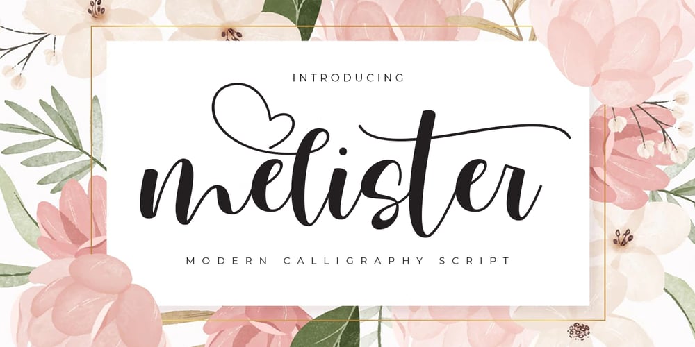 Melister font