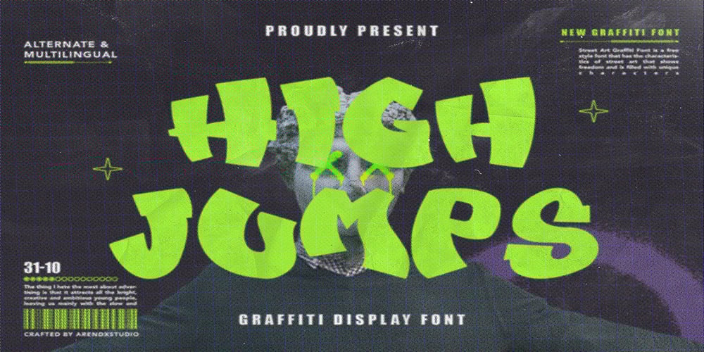 High Jumps font
