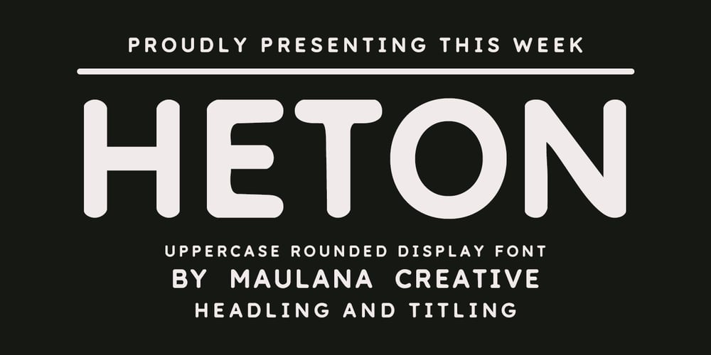 MC Heton font