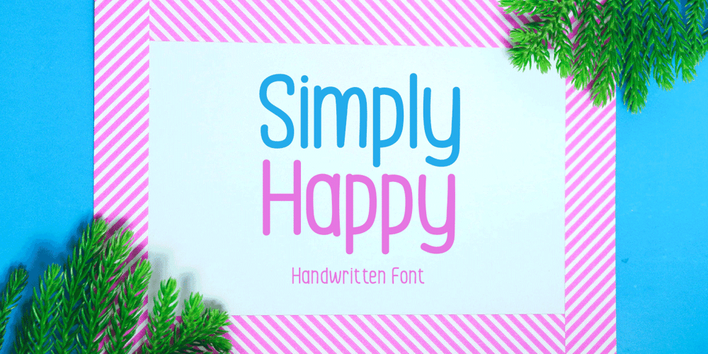 Simply Happy font
