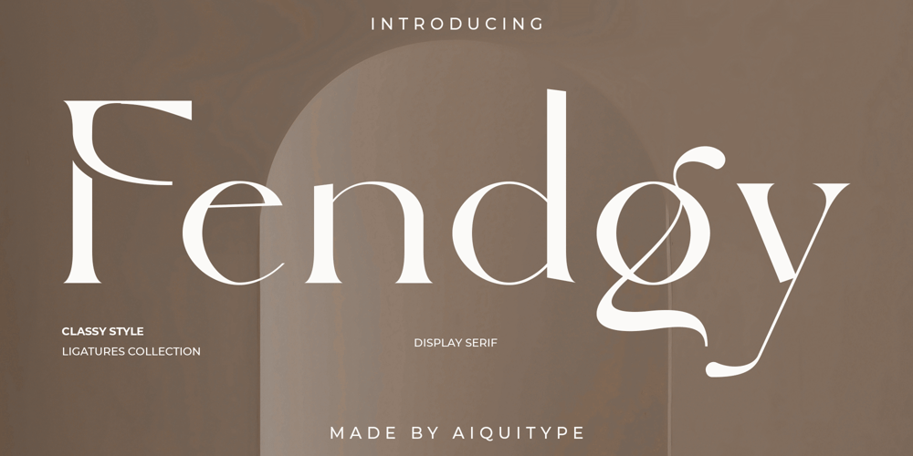 Fendgy font