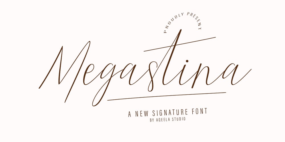 Megastina font