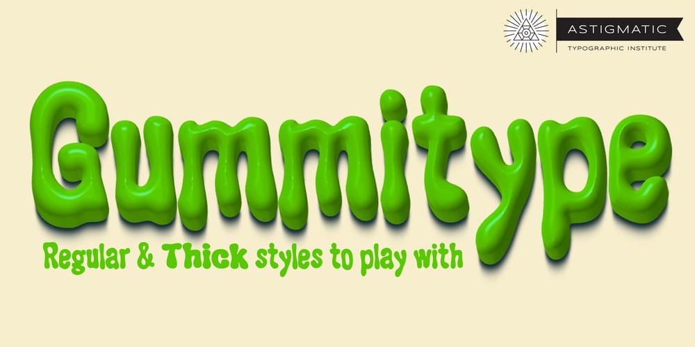 GummiType AOE font