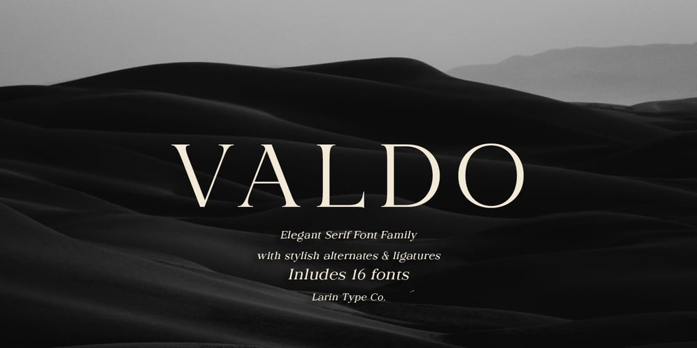 Valdo font