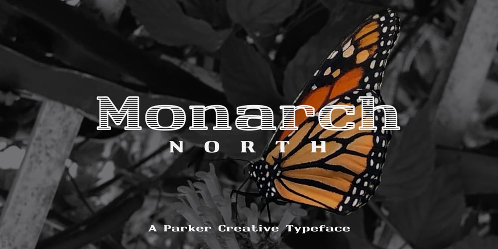 Monarch North font