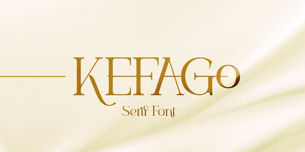 Kefago font