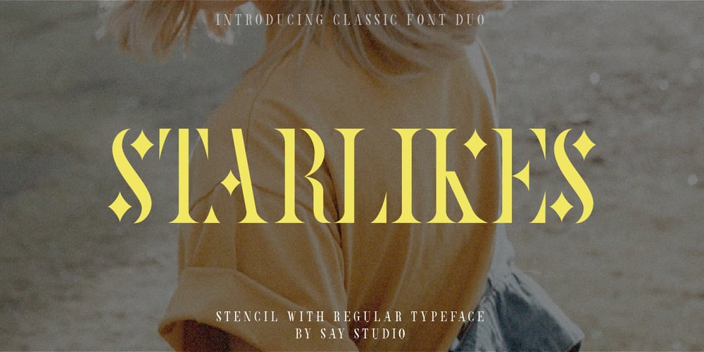 Starlikes font