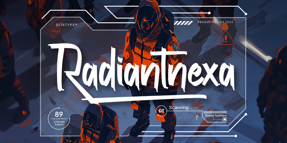 Radiantnexa font