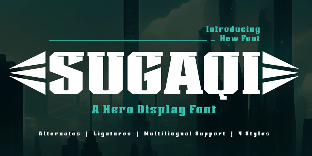 Sugaqi font