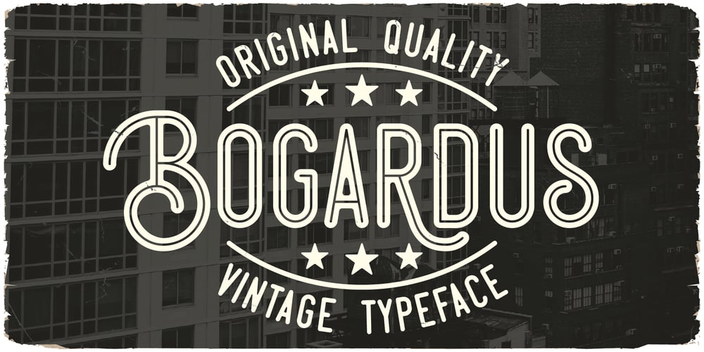 Bogardus font