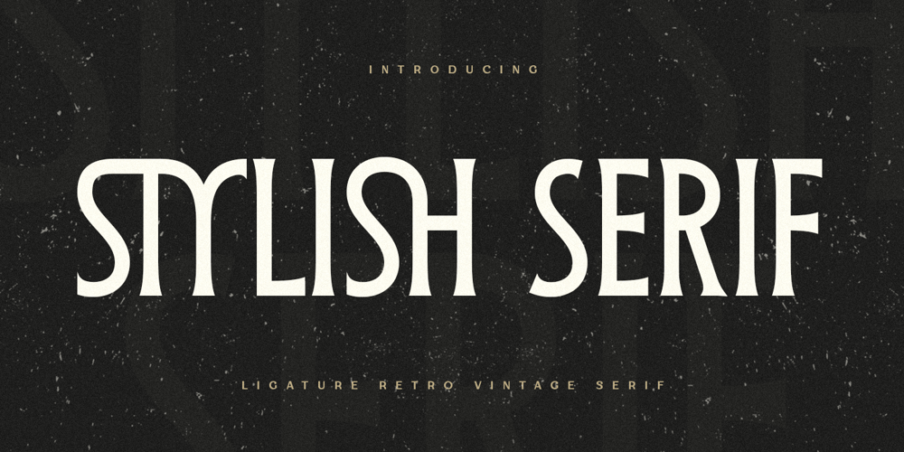 Stylish Serif font