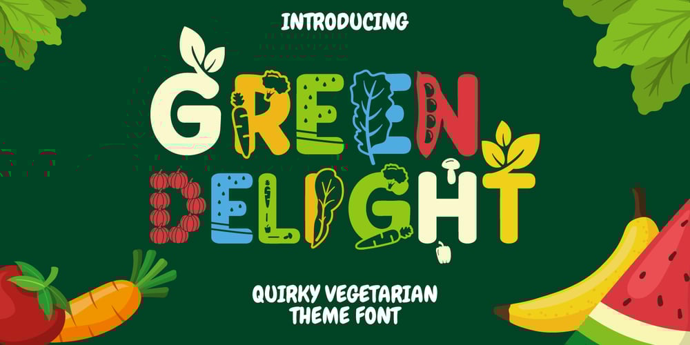 Green Delight font
