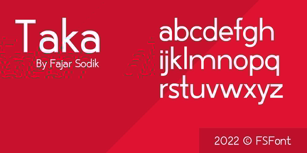 Taka Sans font