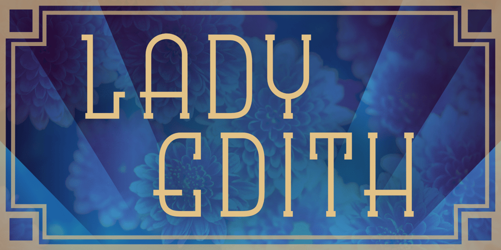 Lady Edith font