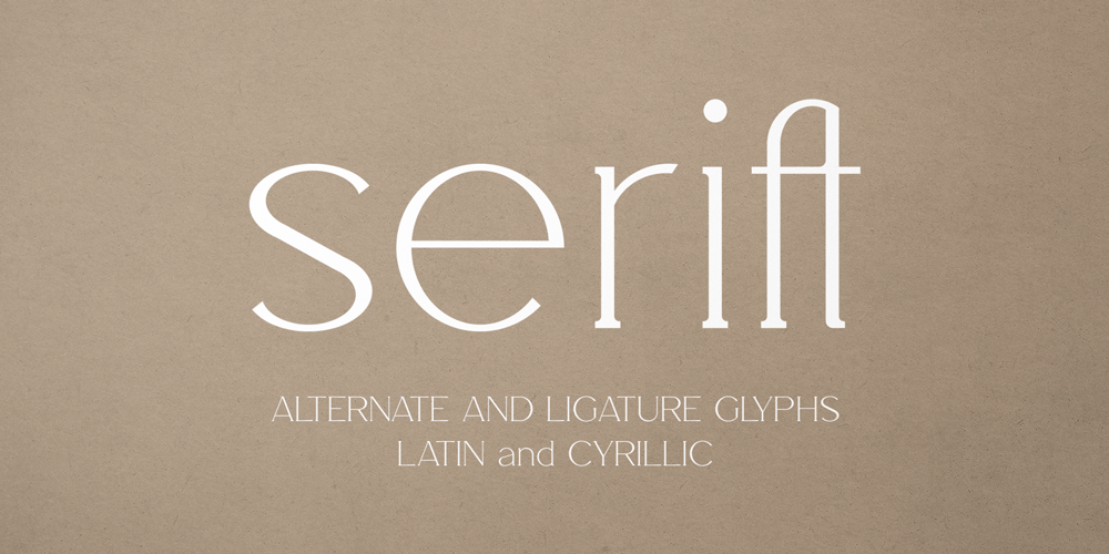 Serift font