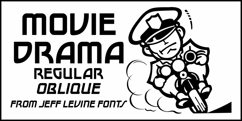 Movie Drama JNL font