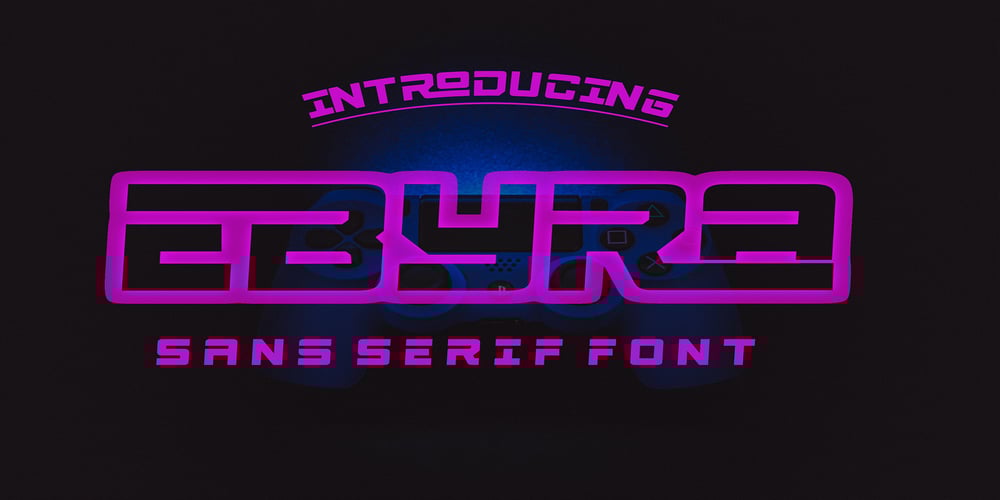 Ebyra font