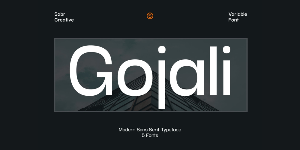 Gojali font