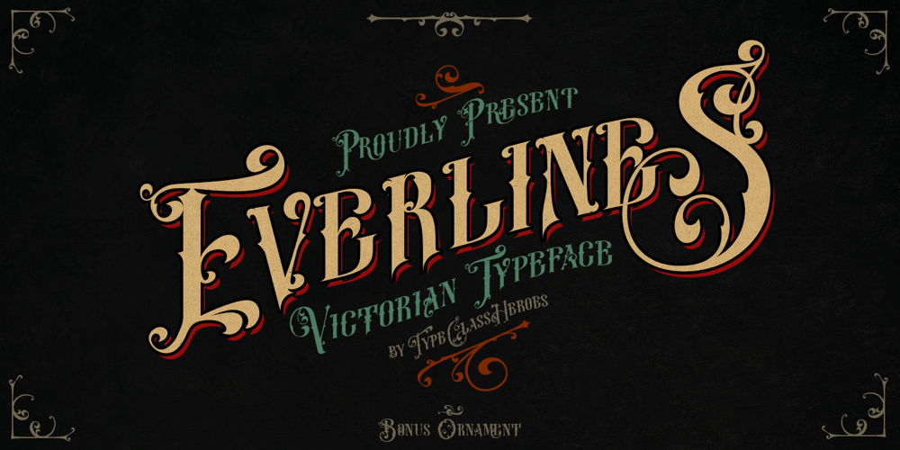 Everlines font