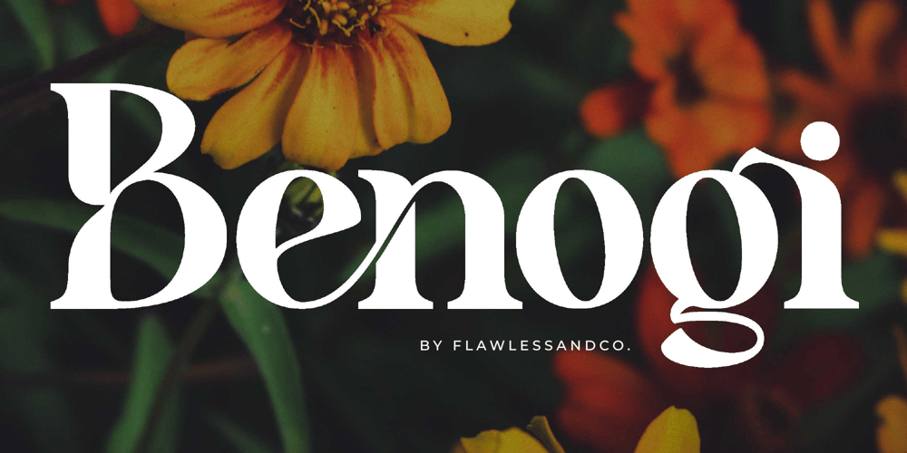 Benogi font