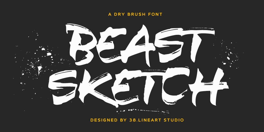 Beast Sketch font