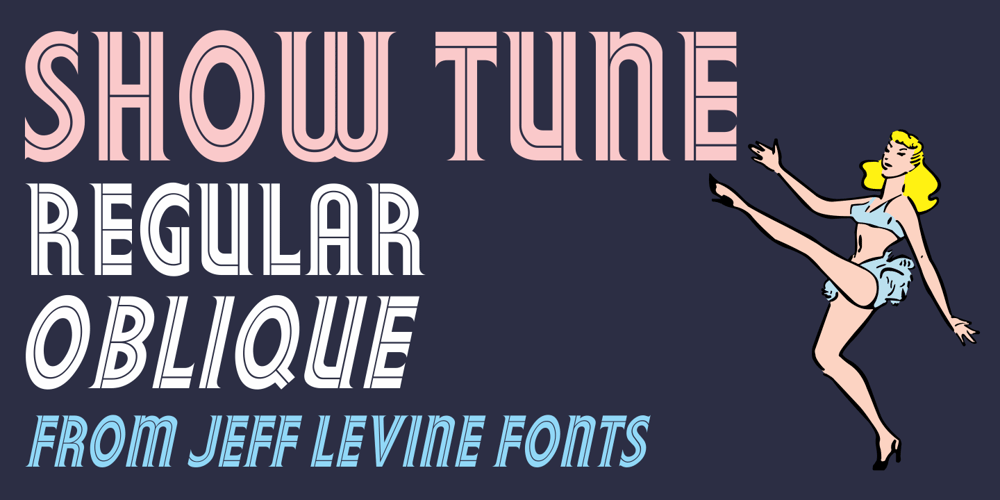 Show Tune JNL font