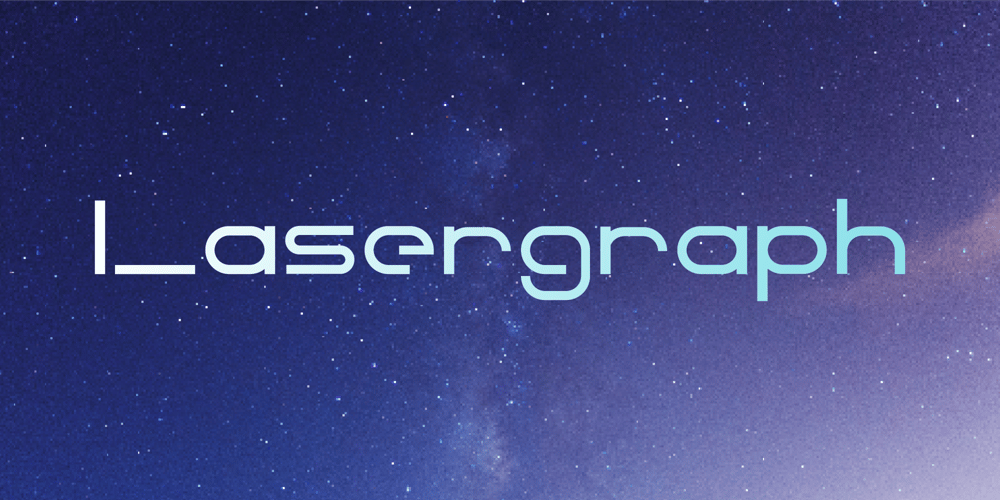 Lasergraph font