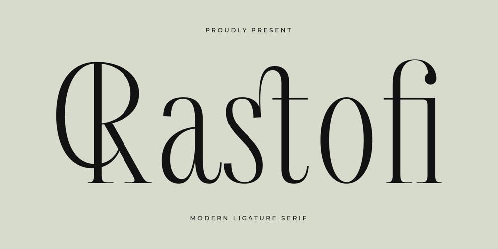 Rastofi font