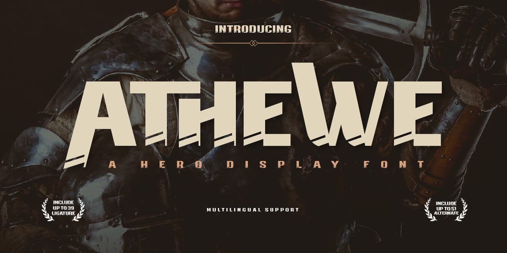 ATHEWE font