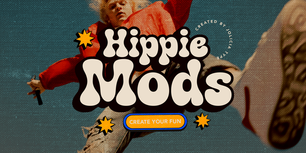 Hippie Mods font