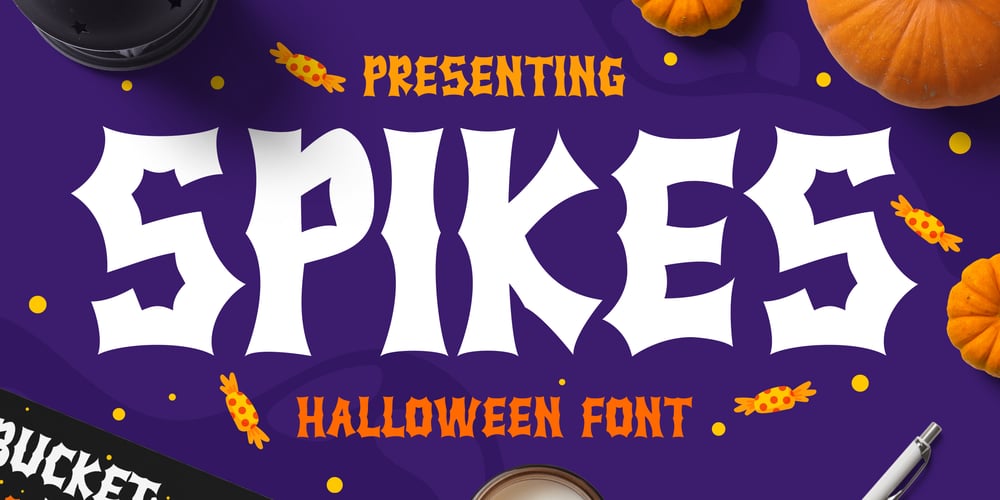 Spikes font