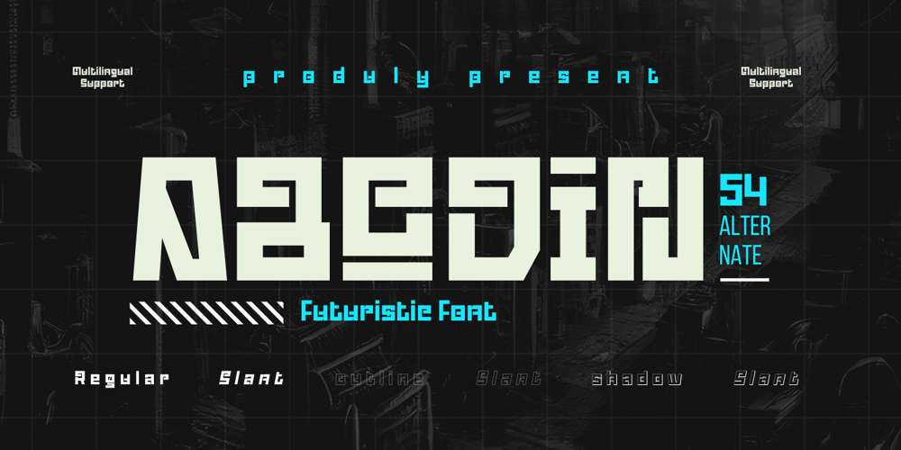 Abodin font