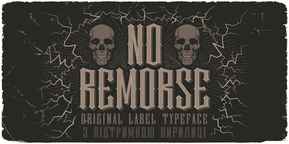 No Remorse font